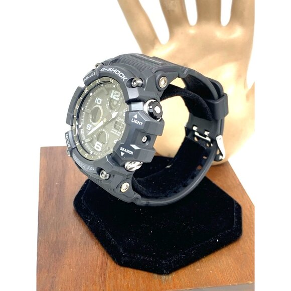 Casio G-Shock Men's Watch GSG100-1AWC Quartz Mudmaster Black Resin Ana-Dig 5562 - Picture 2 of 15
